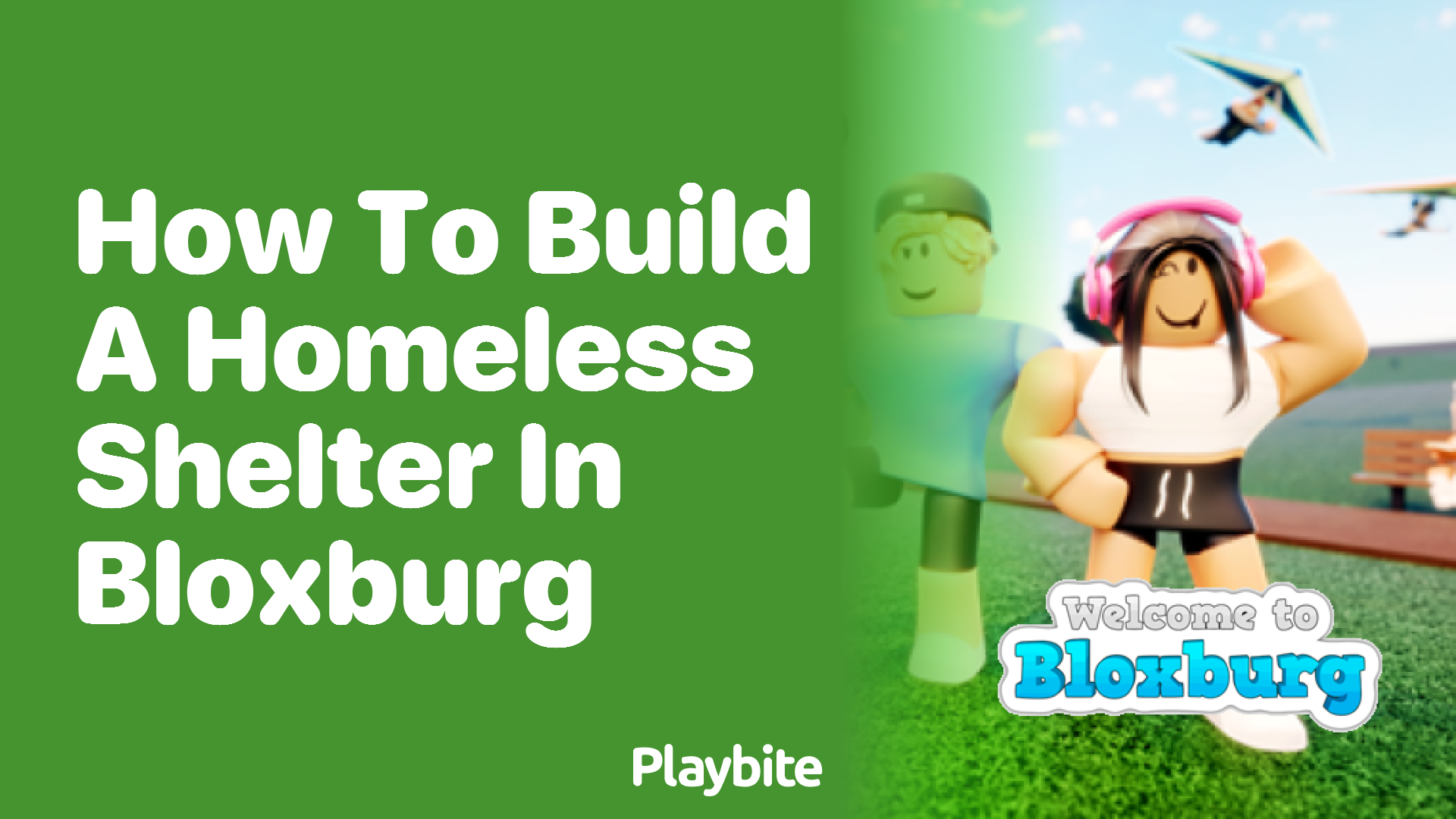 How to Build a Homeless Shelter in Bloxburg