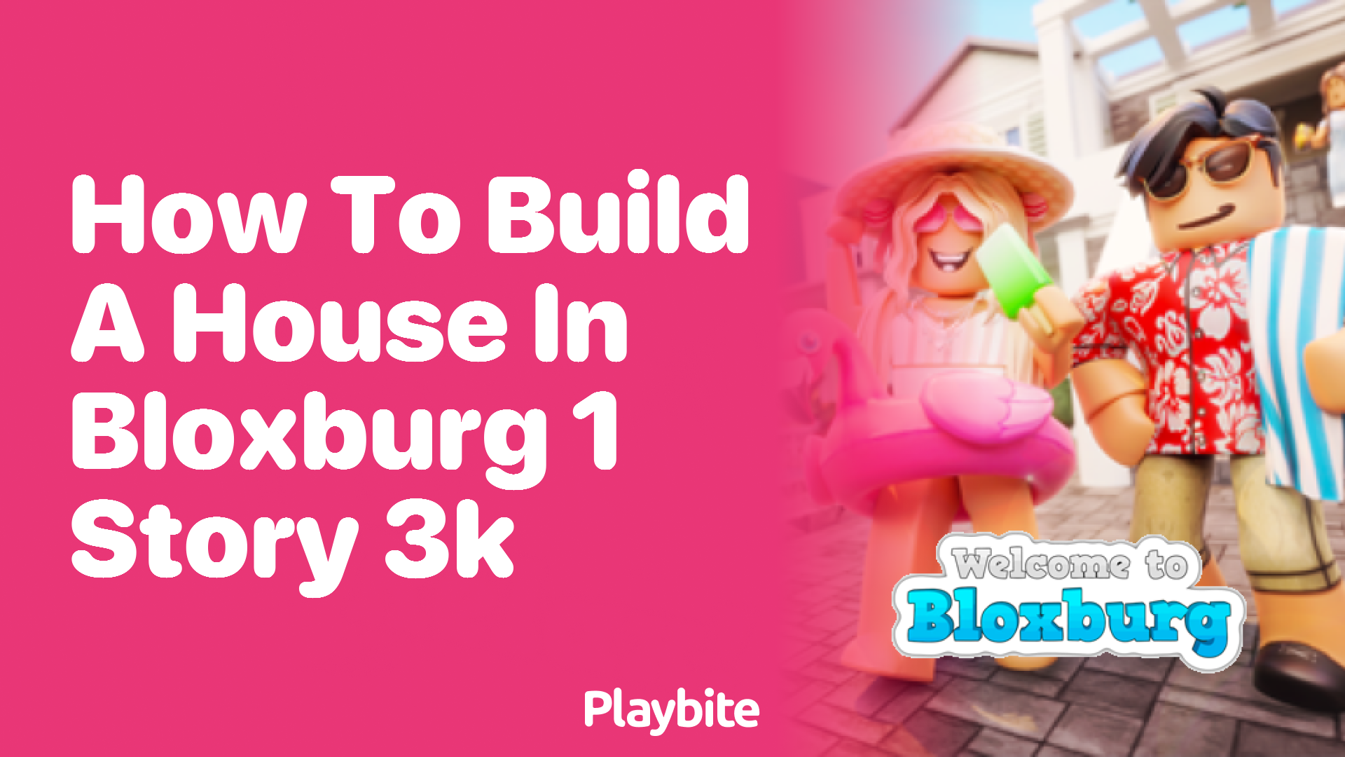 How to Build a One-Story House in Bloxburg with Only 3K