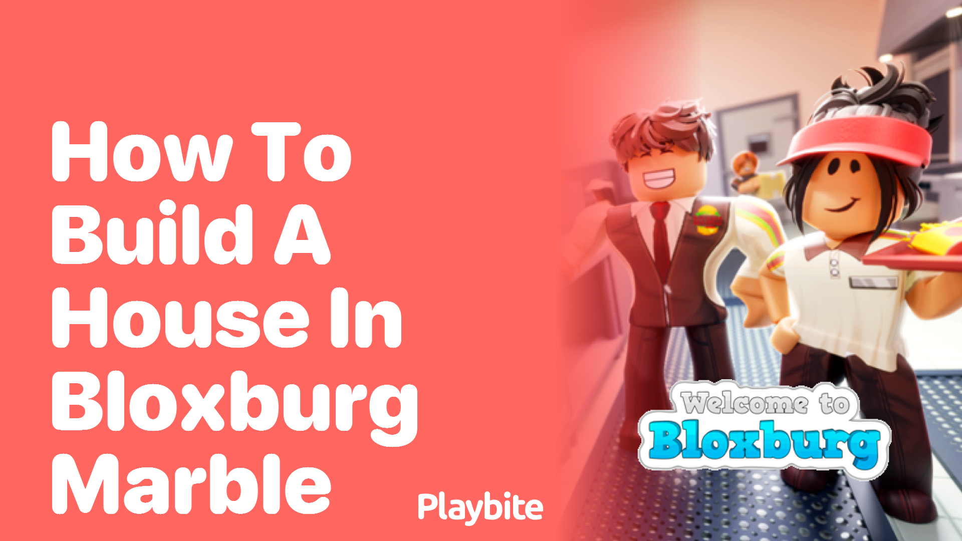 How to Build a House in Bloxburg Using Marble