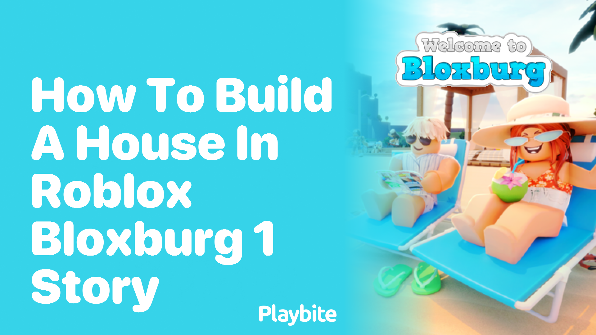 How to Build a 1-Story House in Roblox Bloxburg