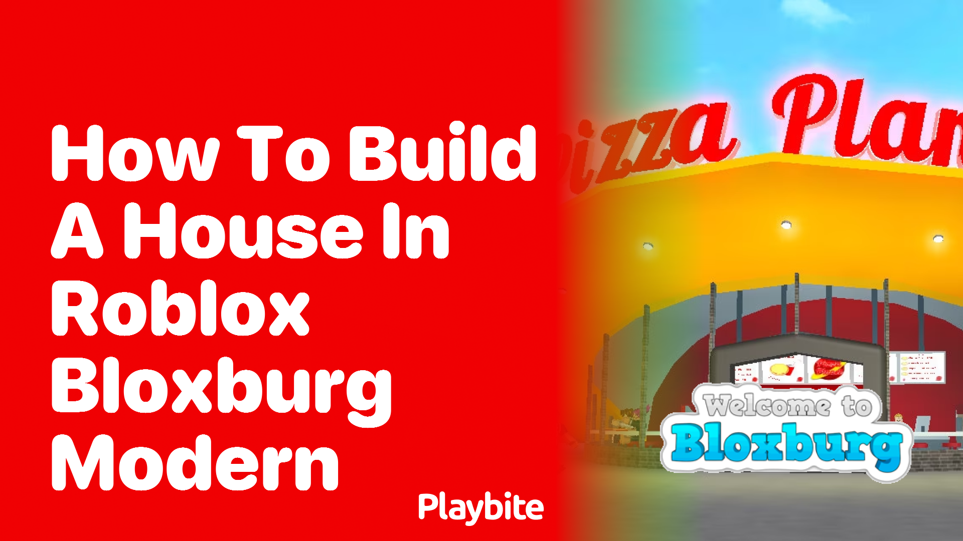 How to Build a Modern House in Roblox Bloxburg - Playbite