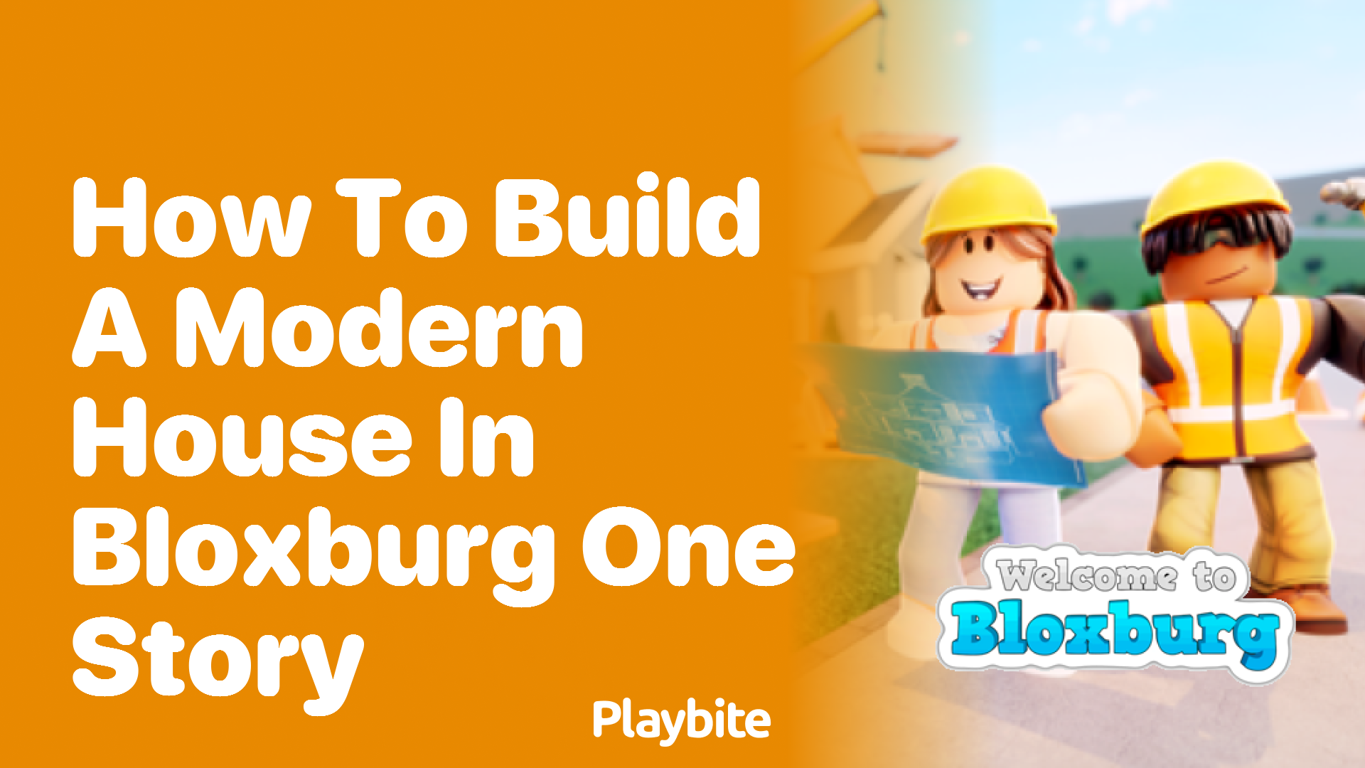 How to Build a Modern House in Bloxburg One Story - Playbite