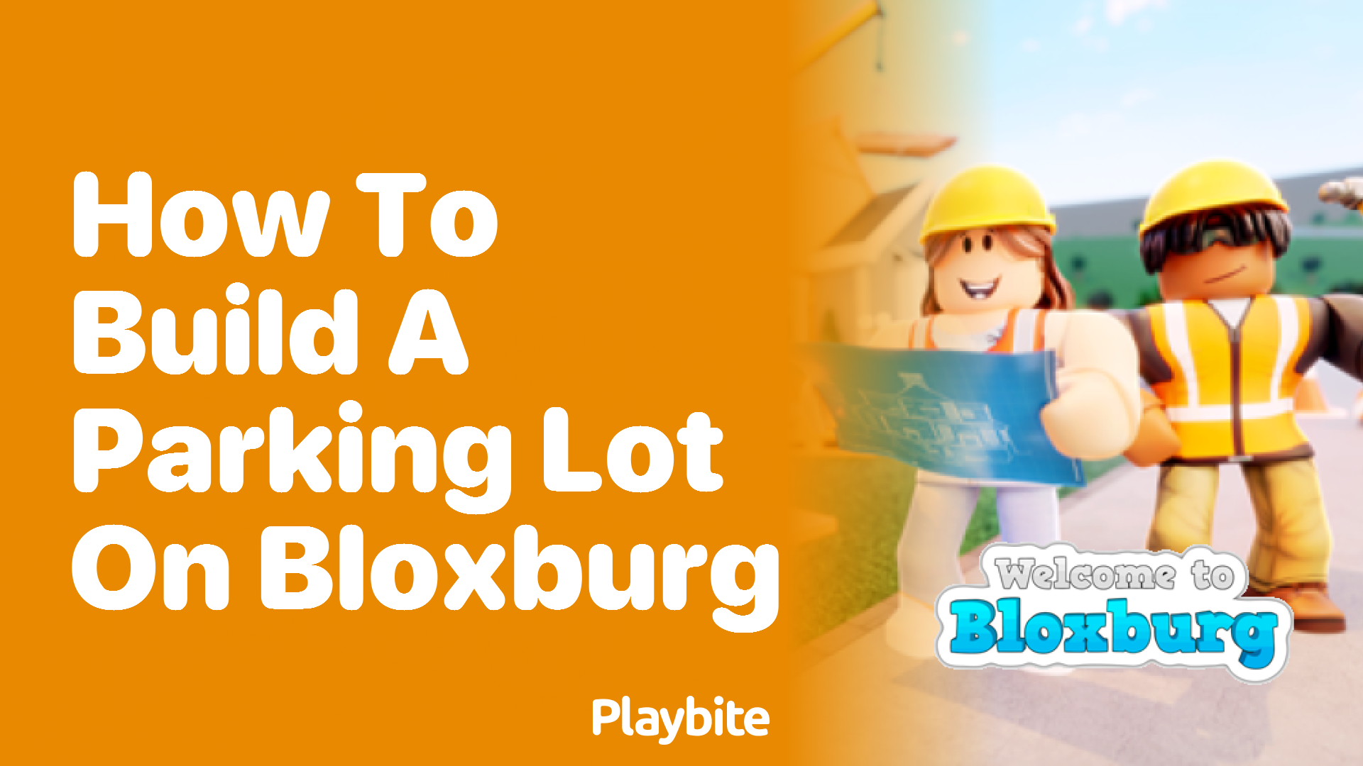 How to Build a Parking Lot on Bloxburg