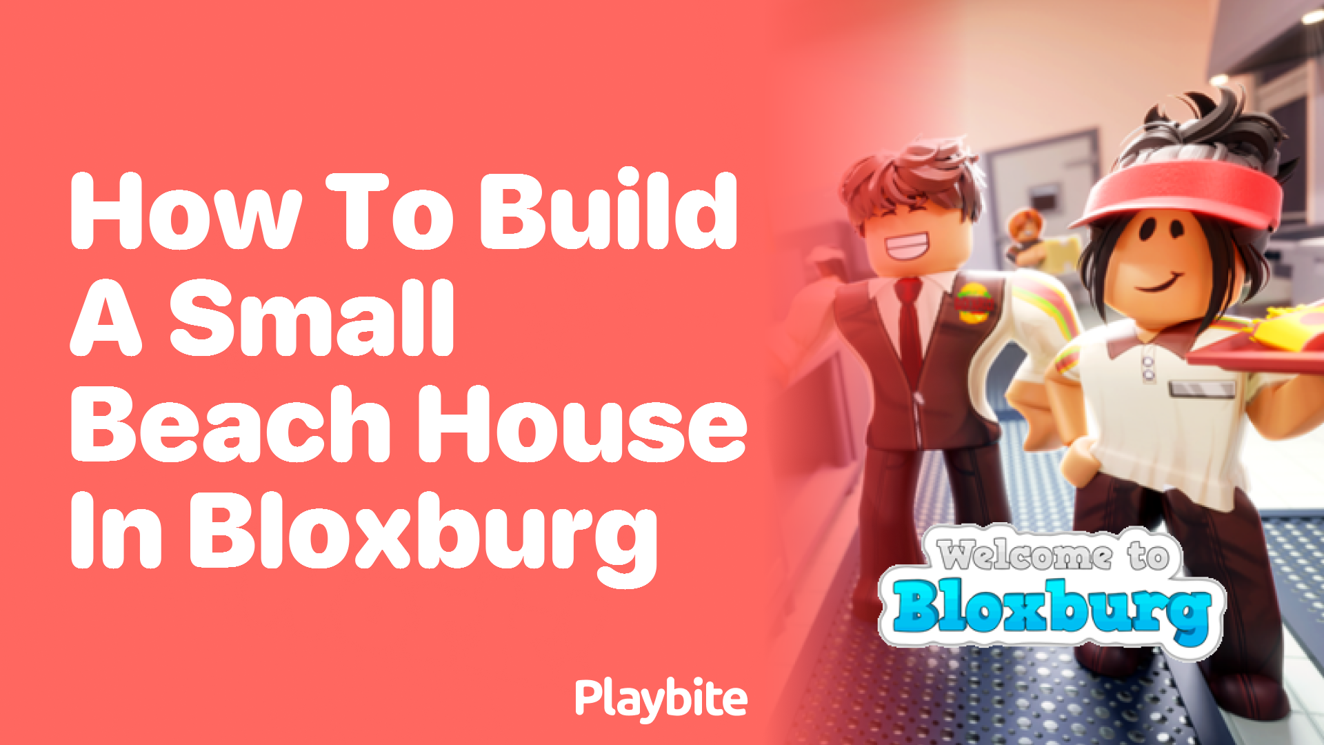 How to Build a Small Beach House in Bloxburg