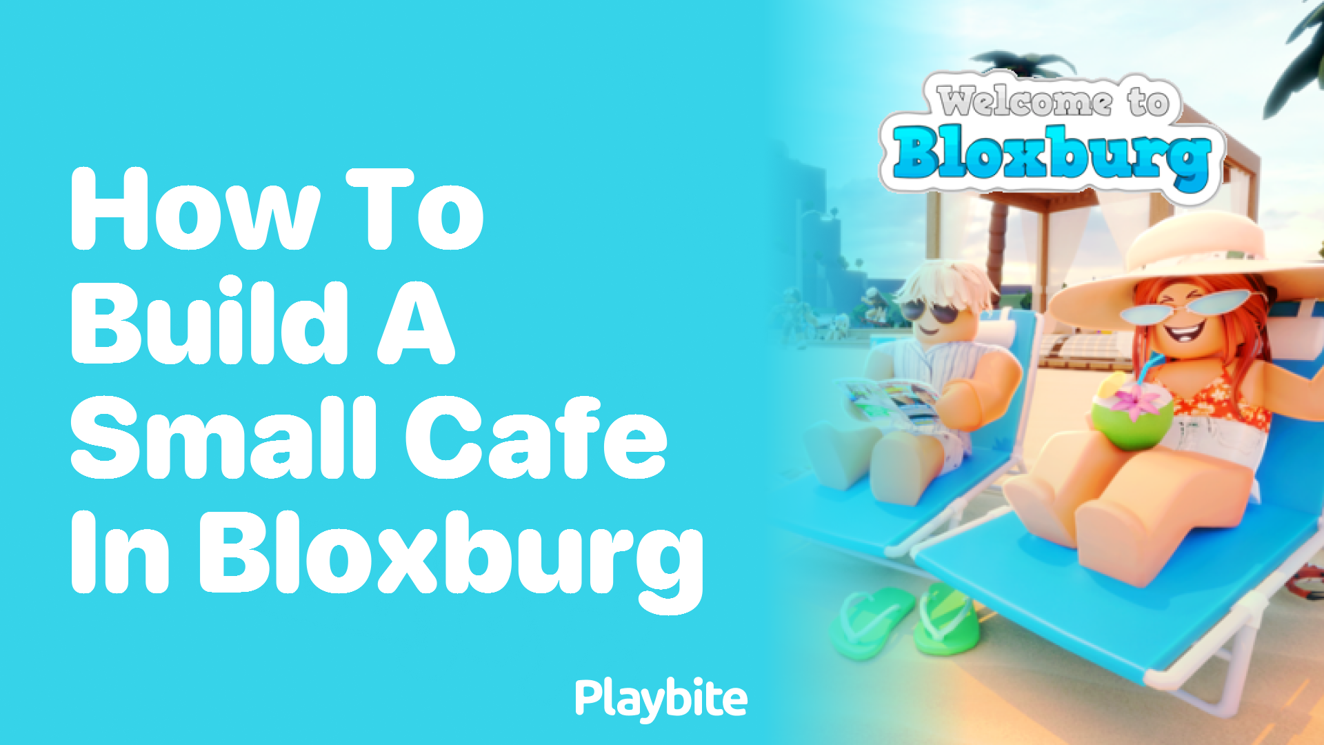 How to Build a Small Cafe in Bloxburg