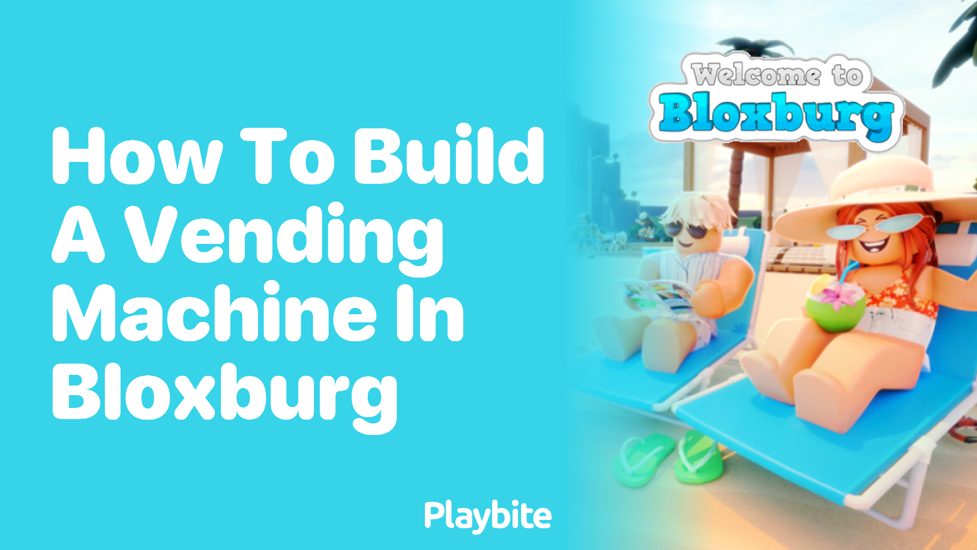 How to Build a Vending Machine in Bloxburg