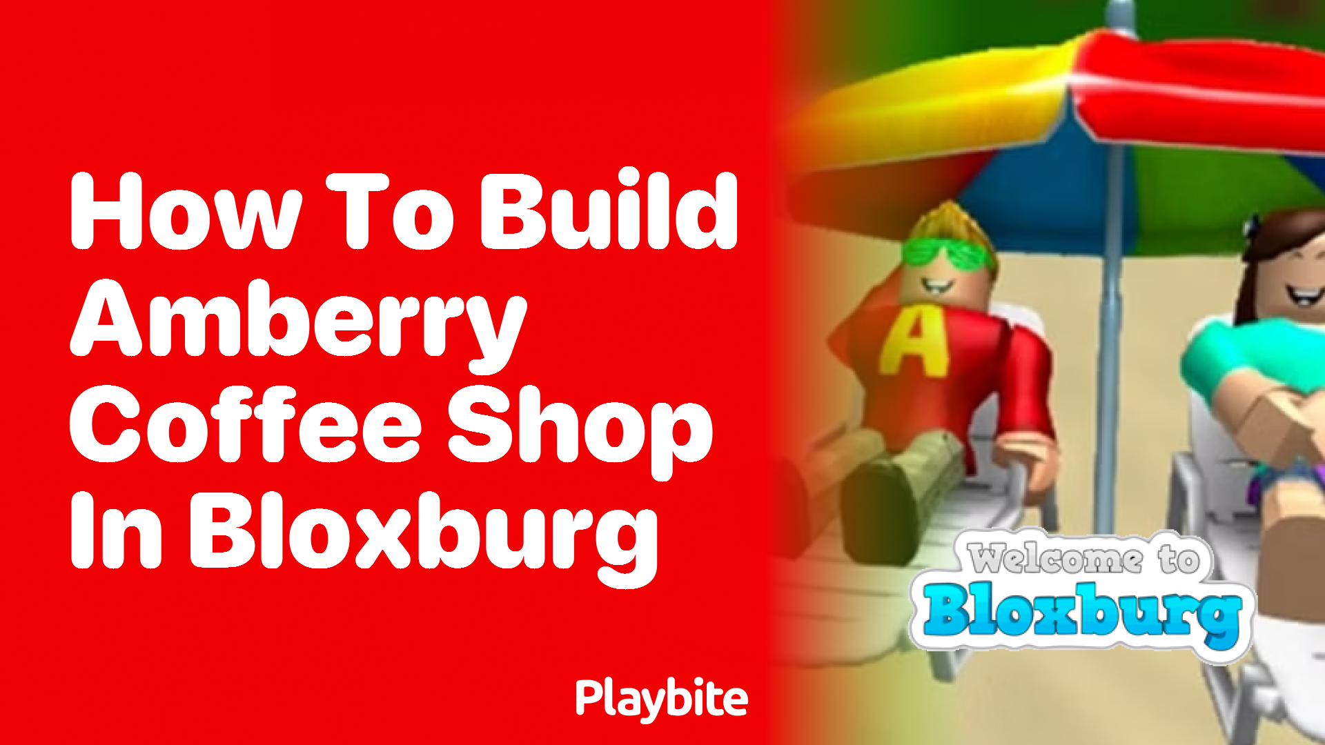 How to Build Amberry Coffee Shop in Bloxburg