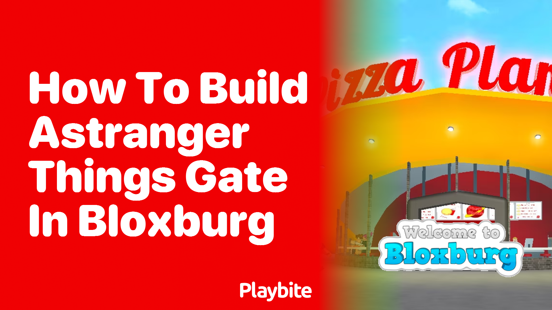 How to Build a Stranger Things Gate in Bloxburg