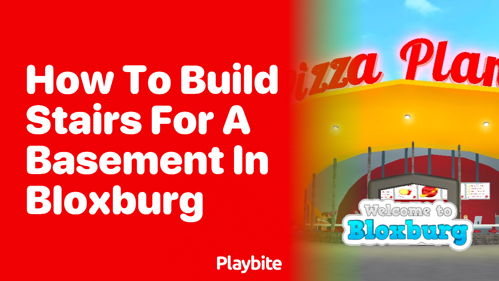 How to Build Stairs for a Basement in Bloxburg