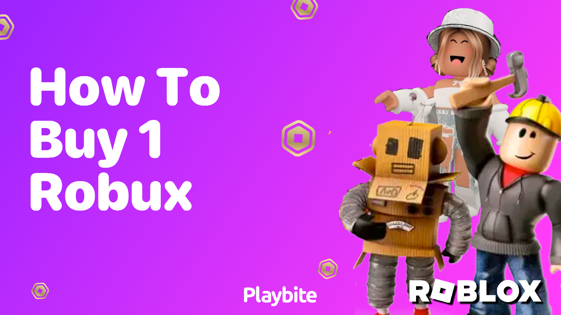 How to Buy 1 Robux: A Simple Guide