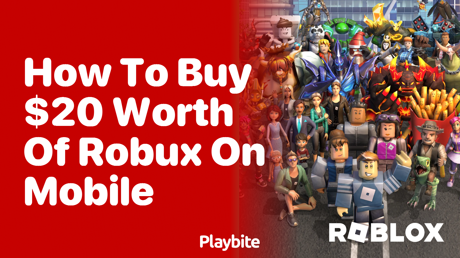 How to Buy $20 Worth of Robux on Mobile