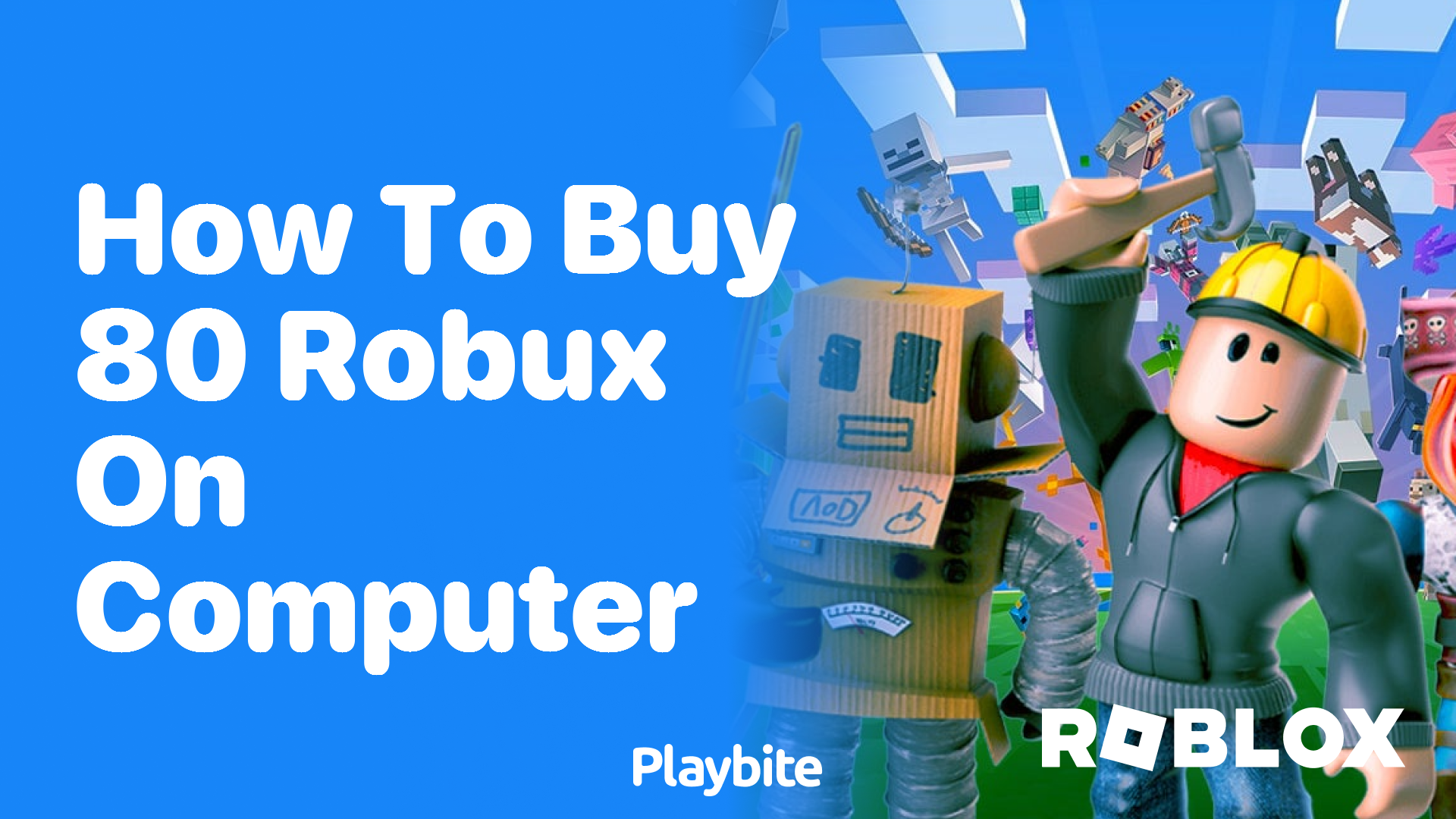 How to Buy 80 Robux on a Computer