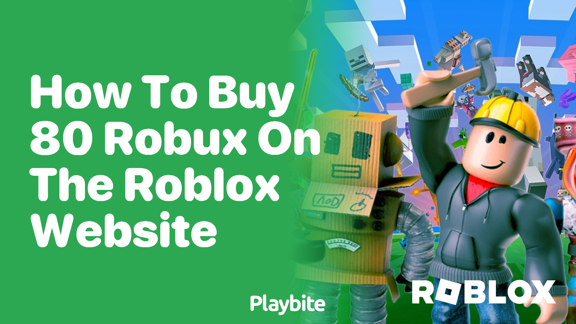 How to Buy 80 Robux on the Roblox Website