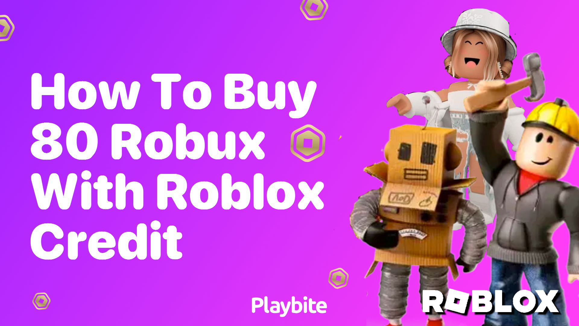 How to Buy 80 Robux with Roblox Credit