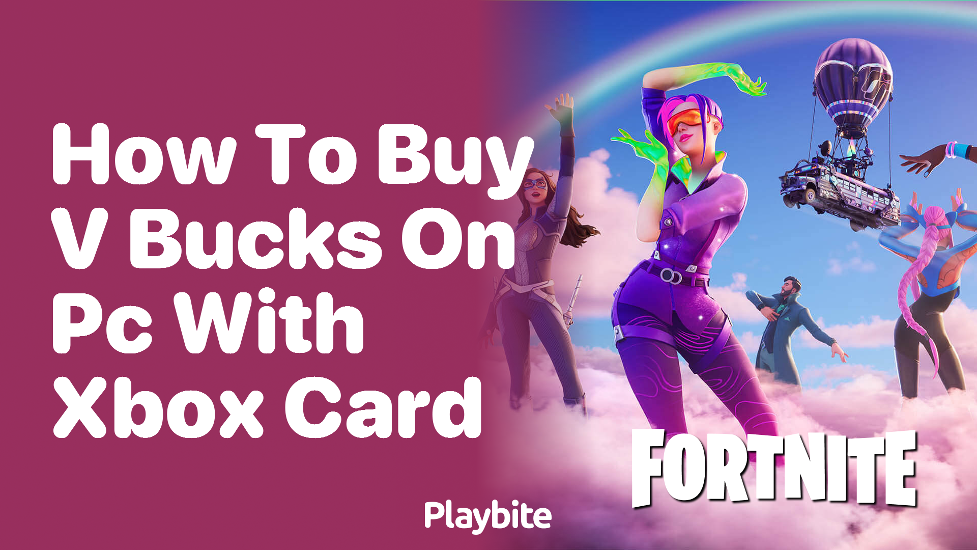 Can you buy v bucks hot sale with xbox gift card on pc