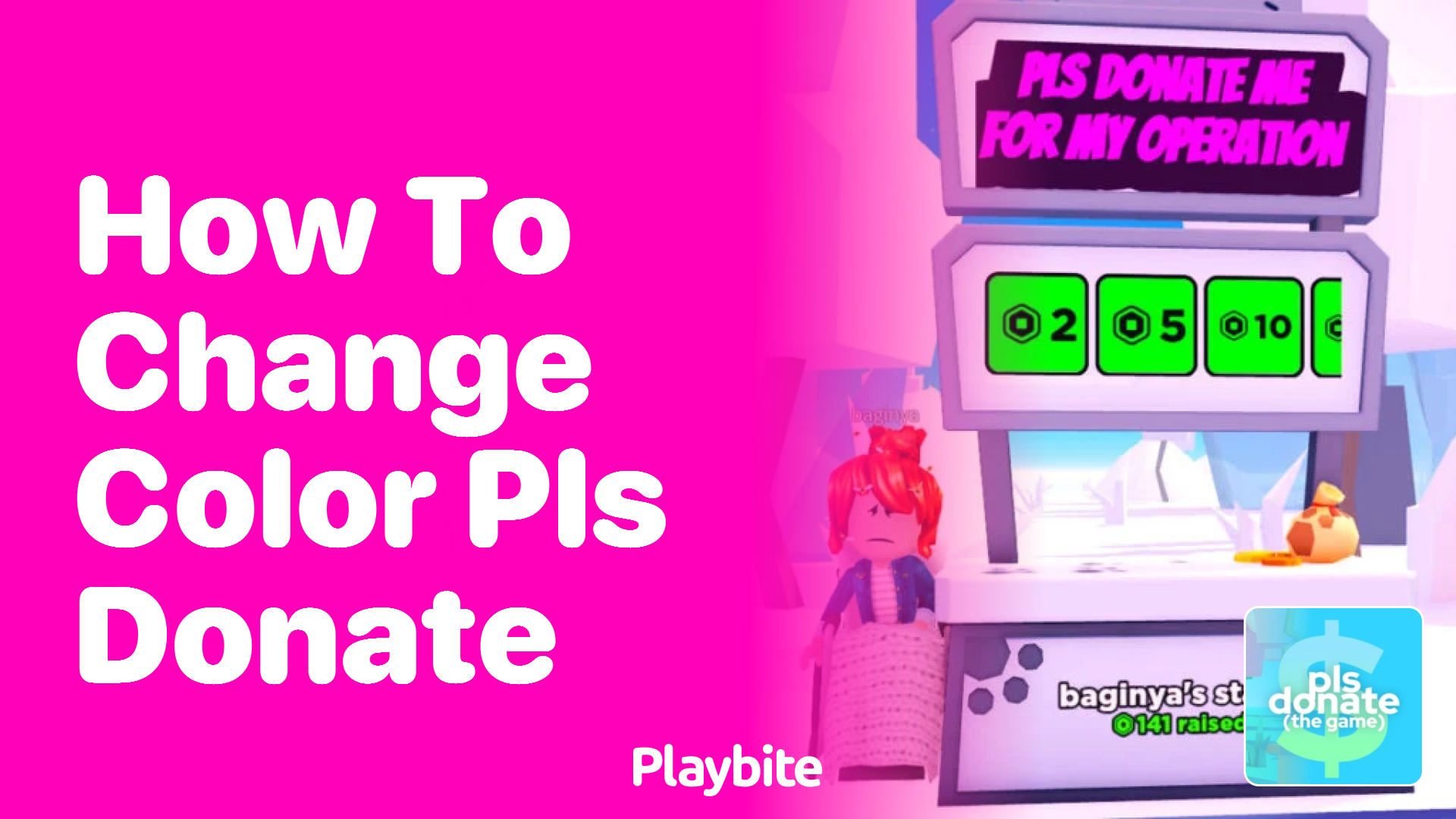 How to Change Color in PLS DONATE on Roblox