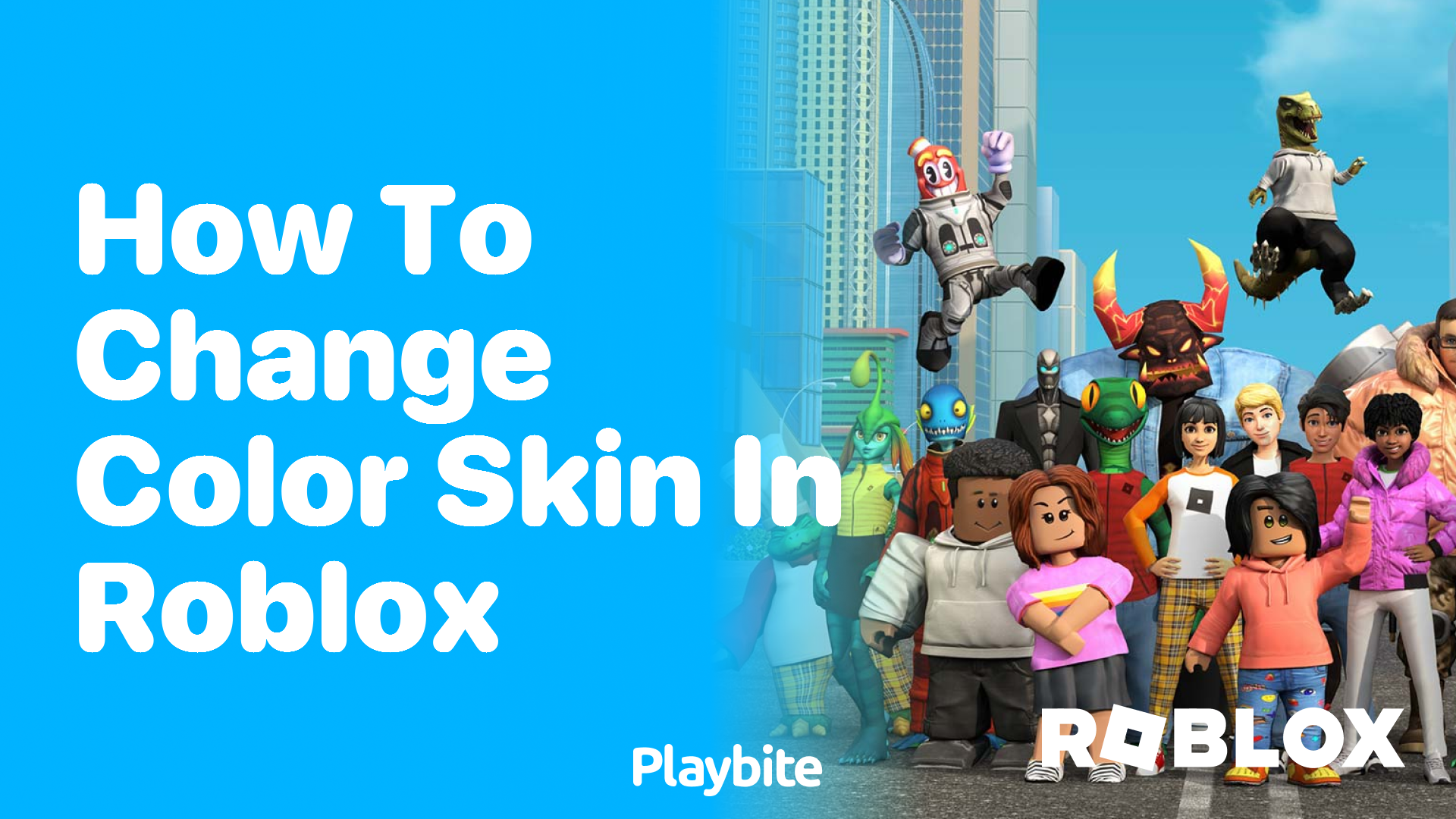 How to Change Skin Color in Roblox