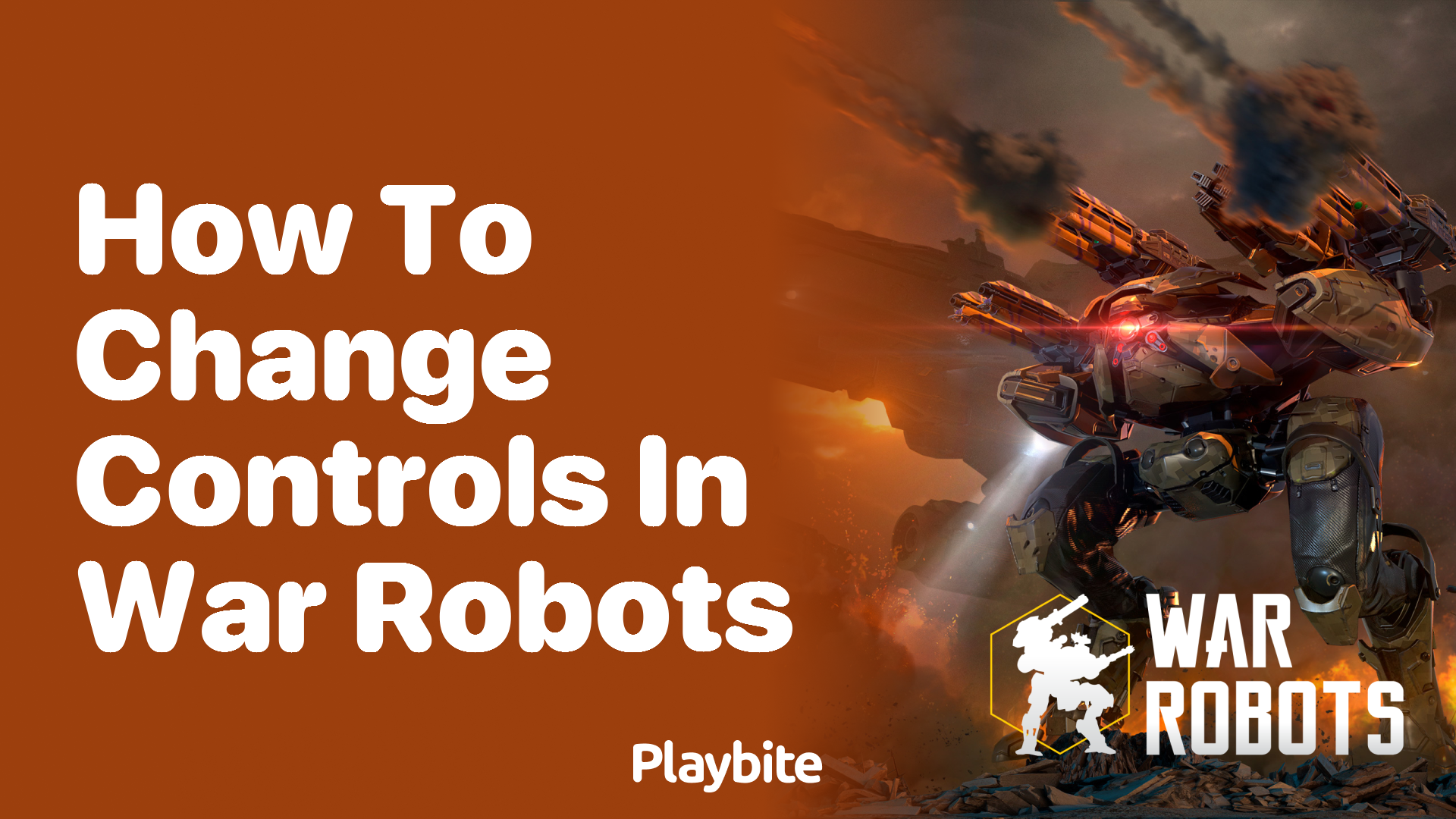 How to change controls in War Robots