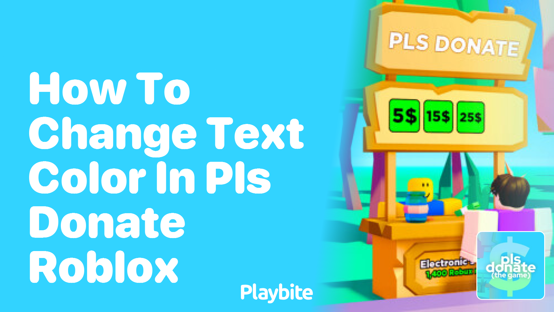 How to Change Text Color in PLS Donate Roblox