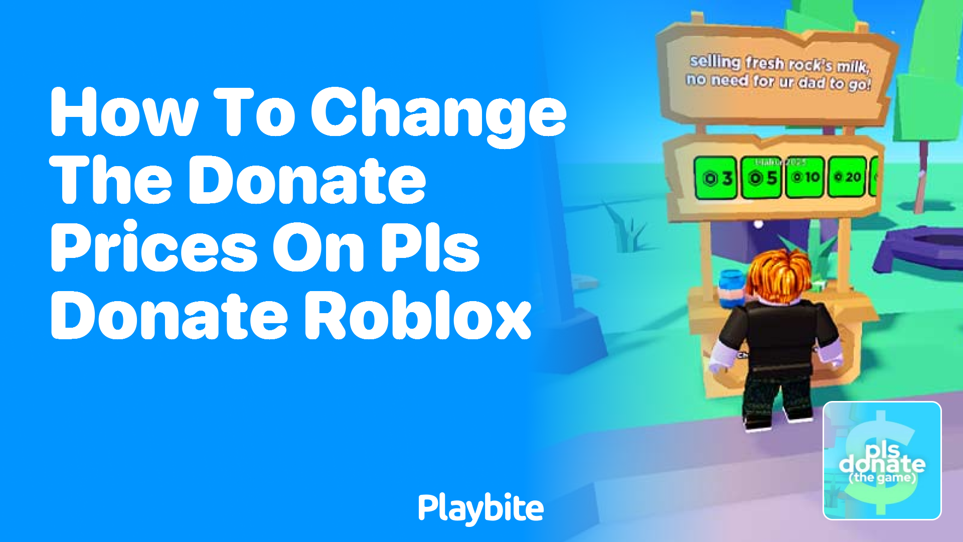 How to Change the Donate Prices on PLS DONATE Roblox