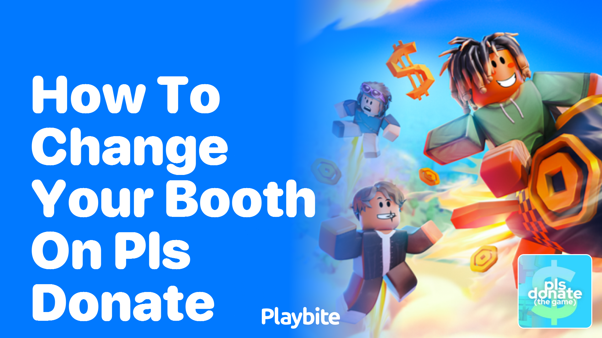 How to Change Your Booth on PLS DONATE