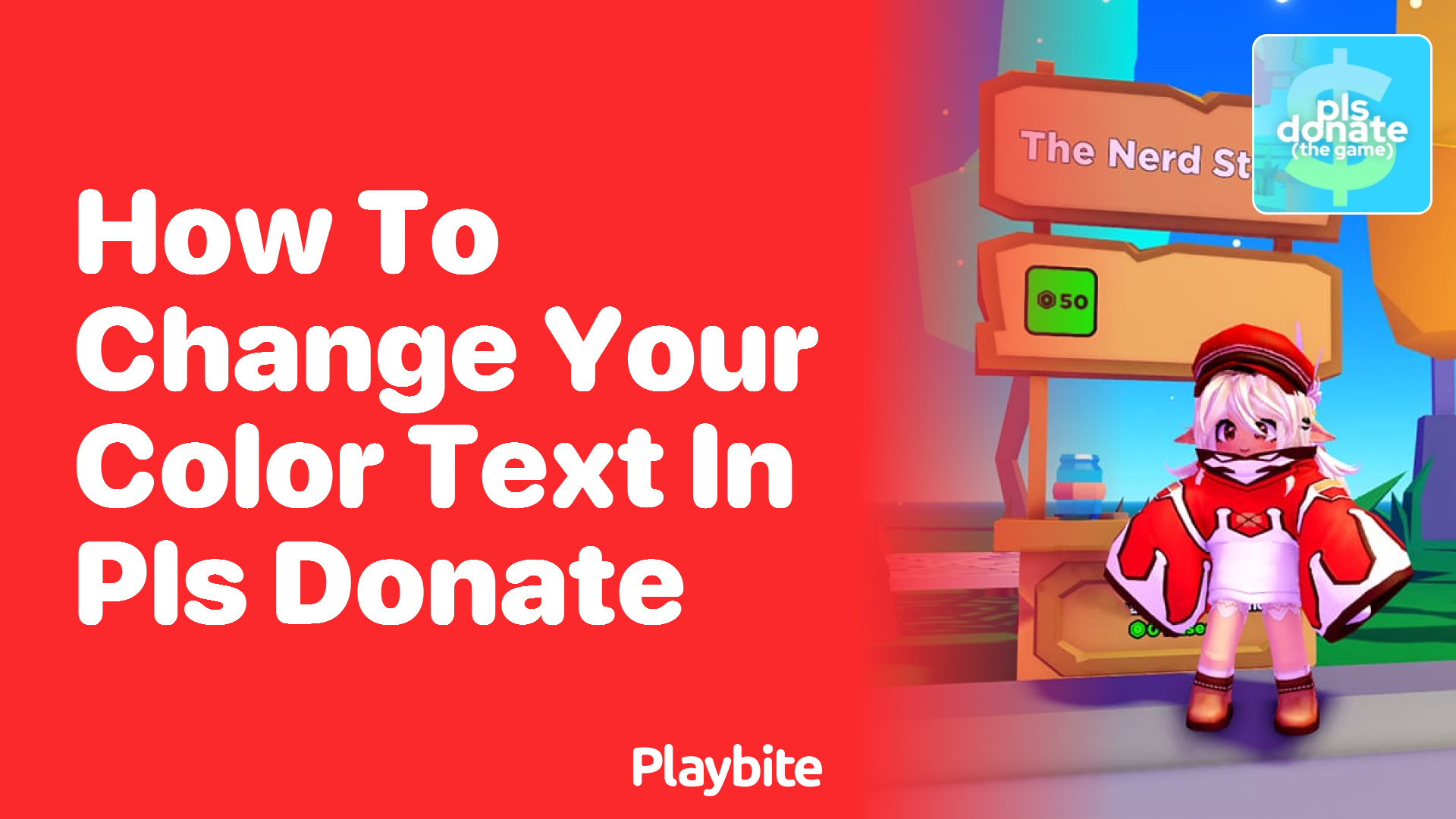 How to Change Your Color Text in PLS DONATE