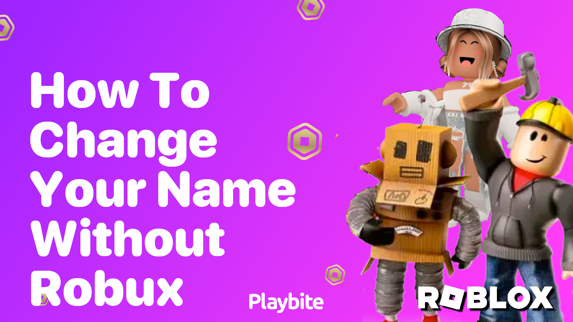 How to Change Your Name Without Robux in Roblox