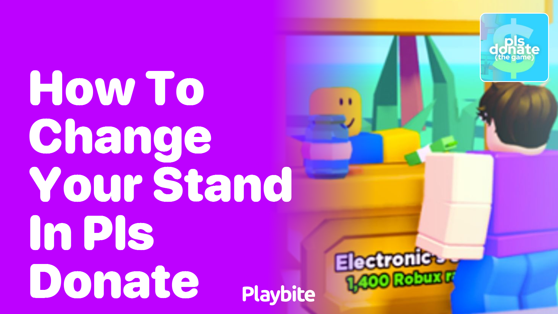 How to Change Your Stand in PLS DONATE