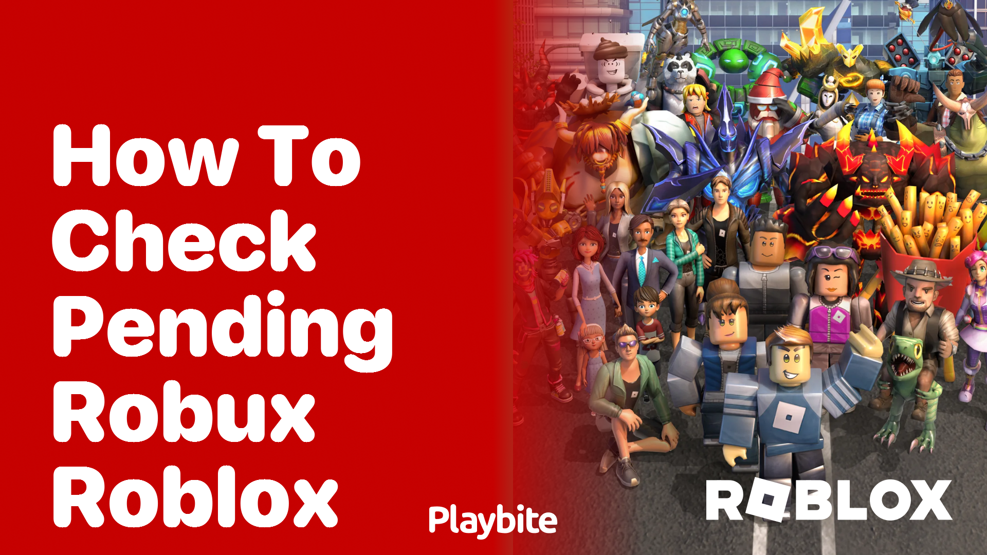 How to Check Pending Robux in Roblox