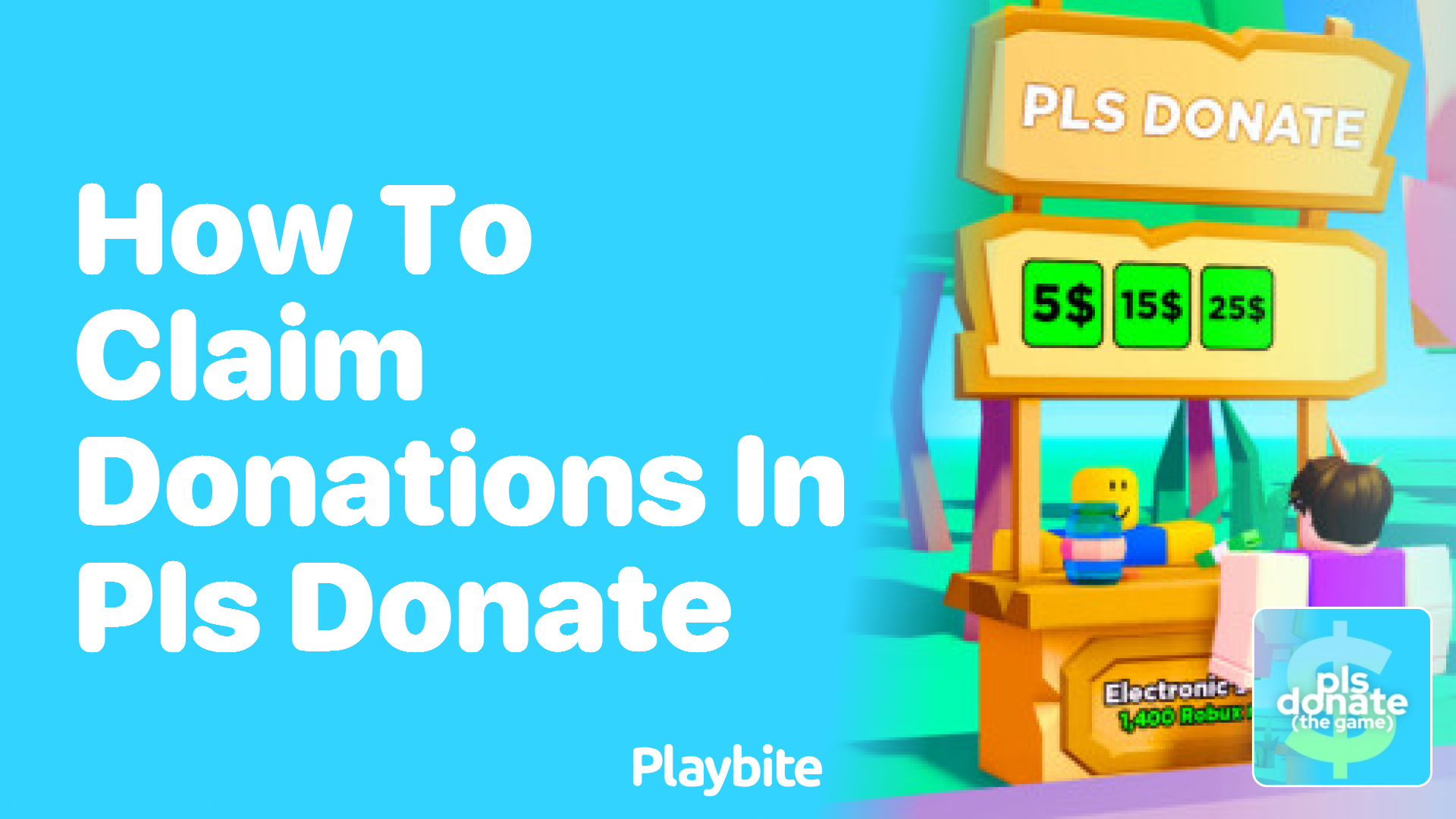 How to Claim Donations in PLS DONATE on Roblox