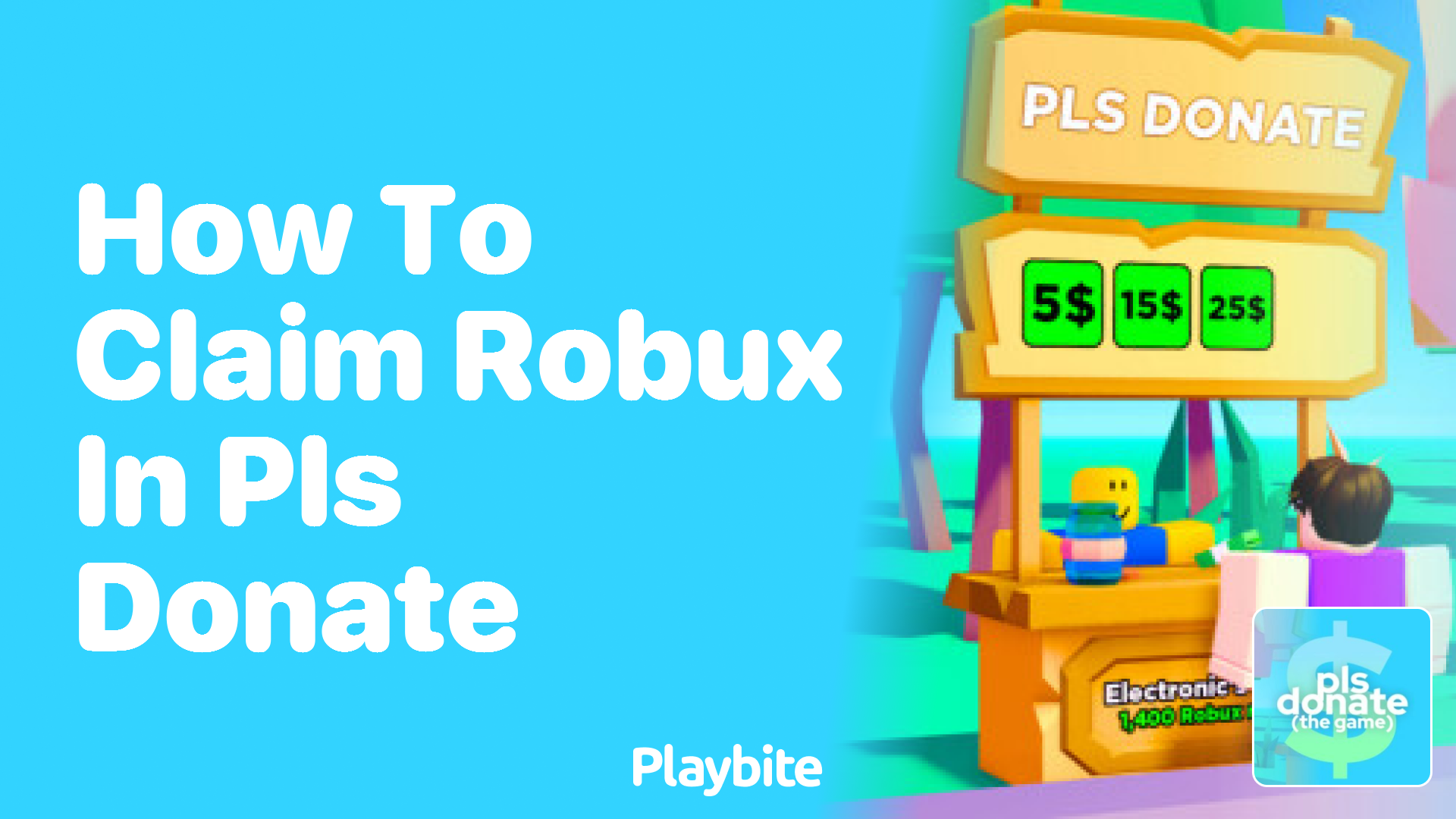 How to Claim Robux in PLS DONATE on Roblox