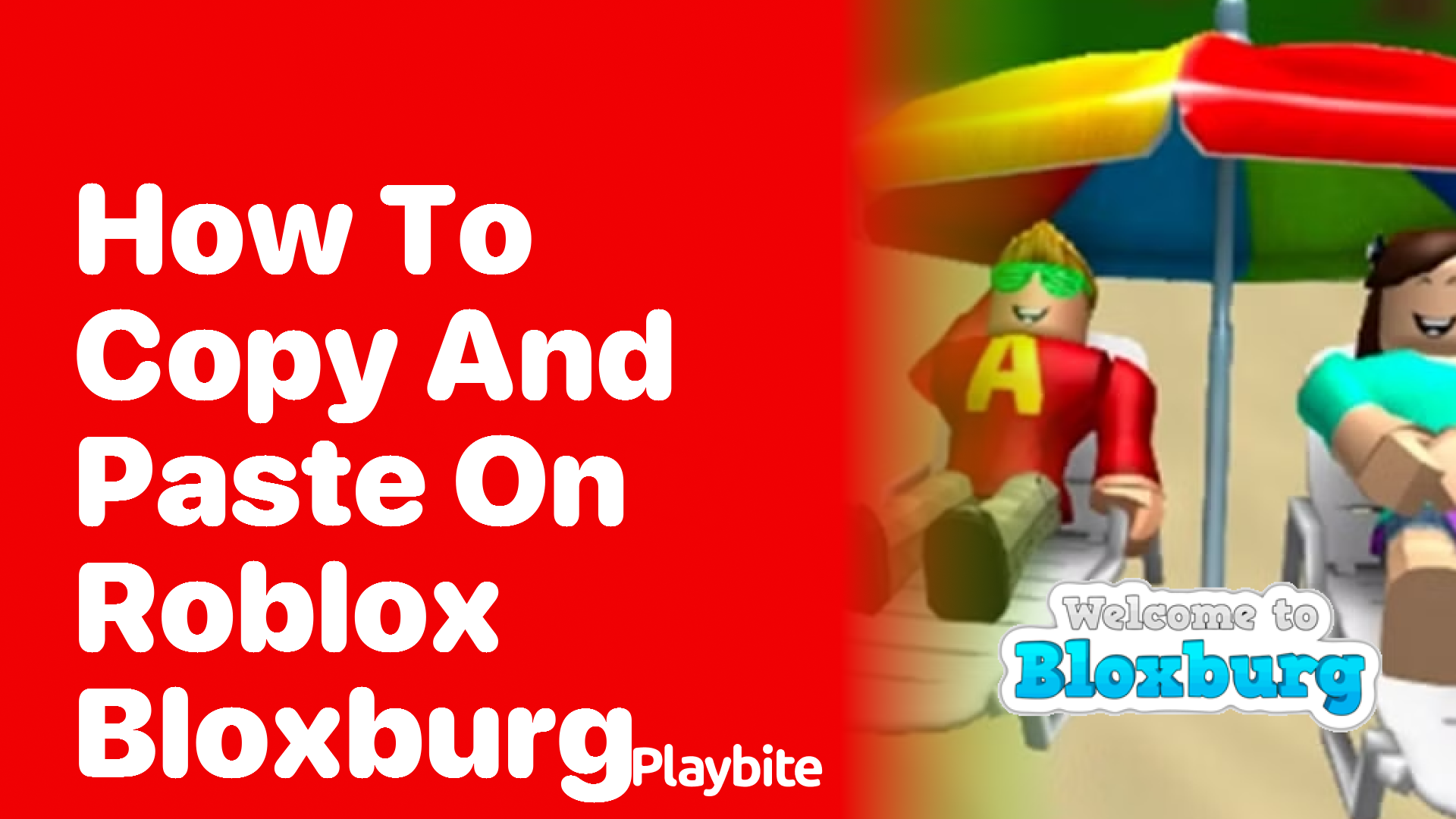 How to Copy and Paste on Roblox Bloxburg