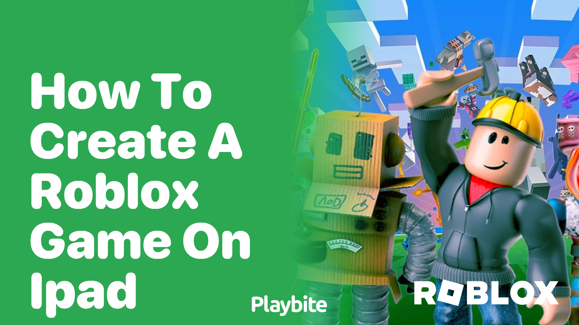 How to Create a Roblox Game on Your iPad - Playbite