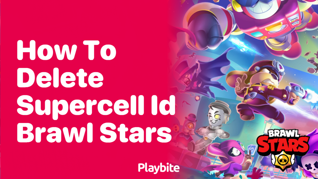 how to delete supercell id in brawl stars