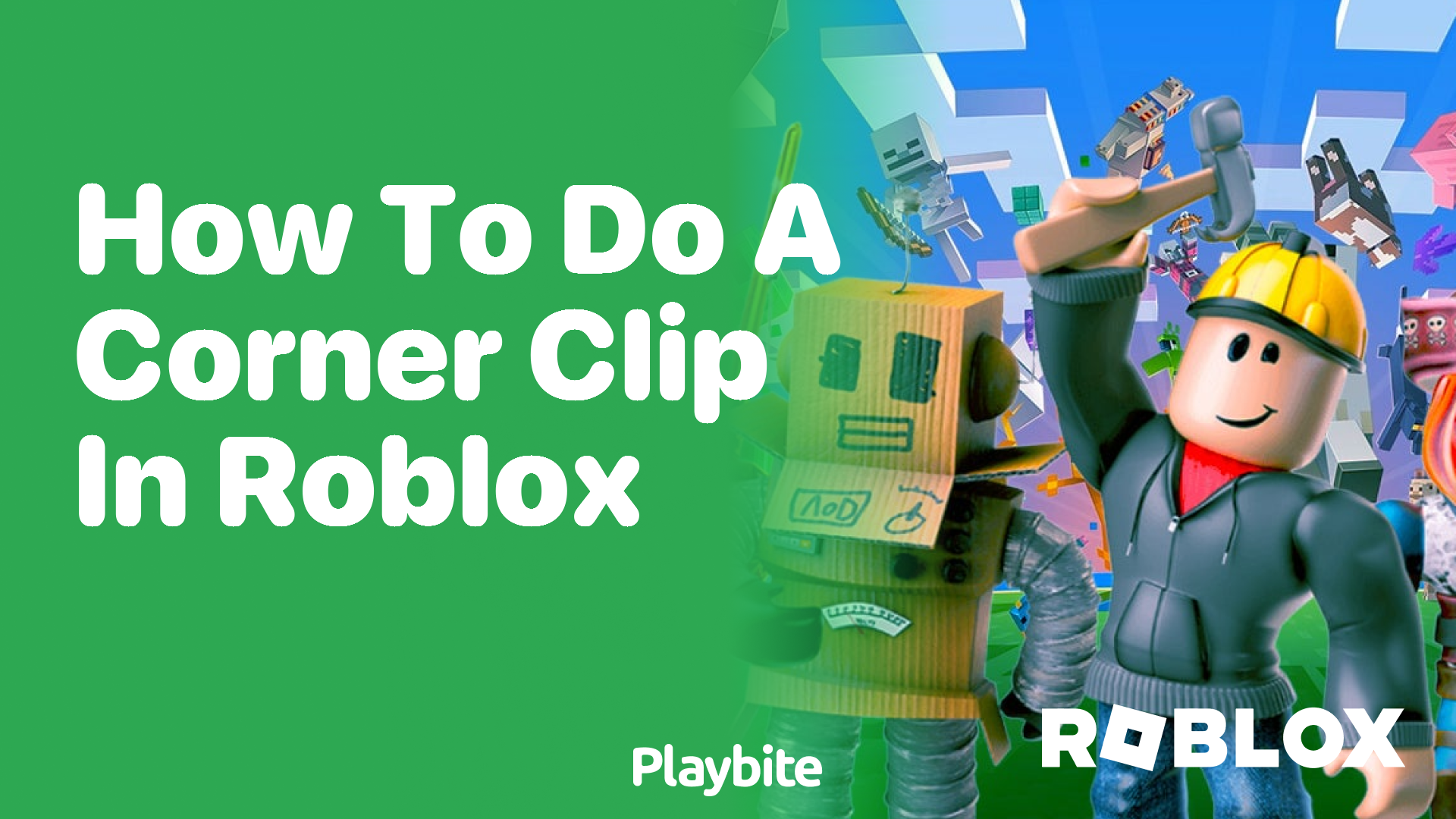 How to Do a Corner Clip in Roblox