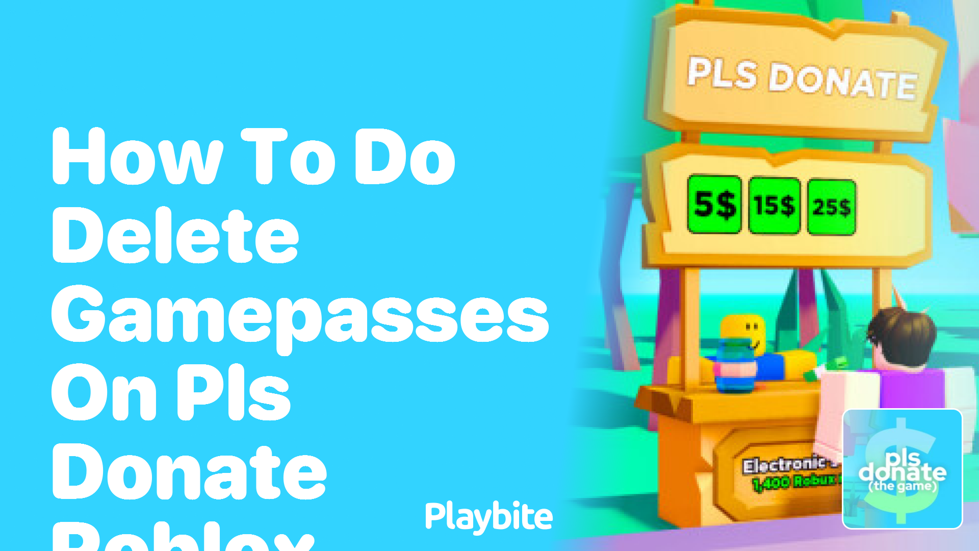 How to Delete Gamepasses on PLS DONATE Roblox
