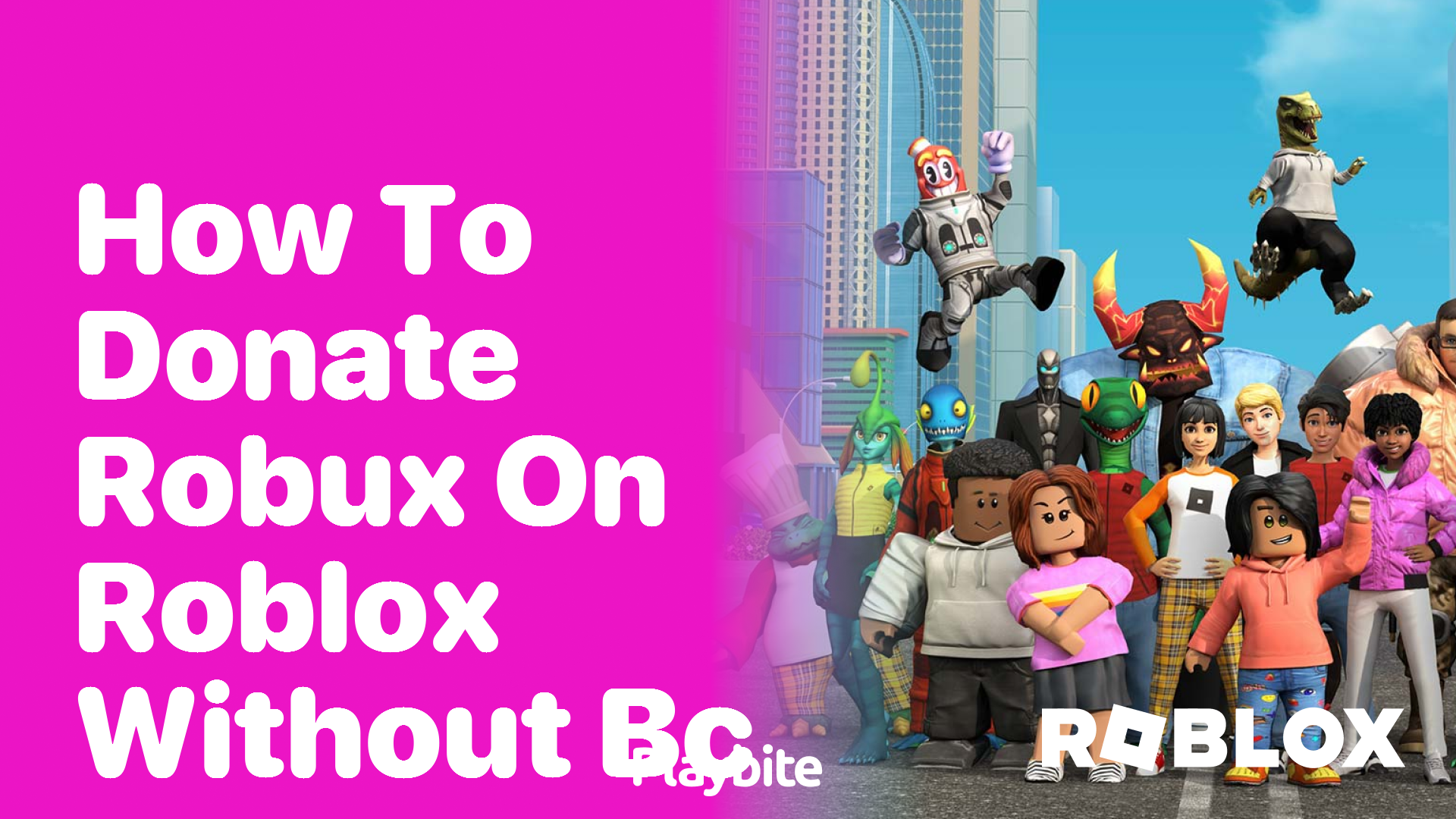 How to Donate Robux on Roblox Without BC