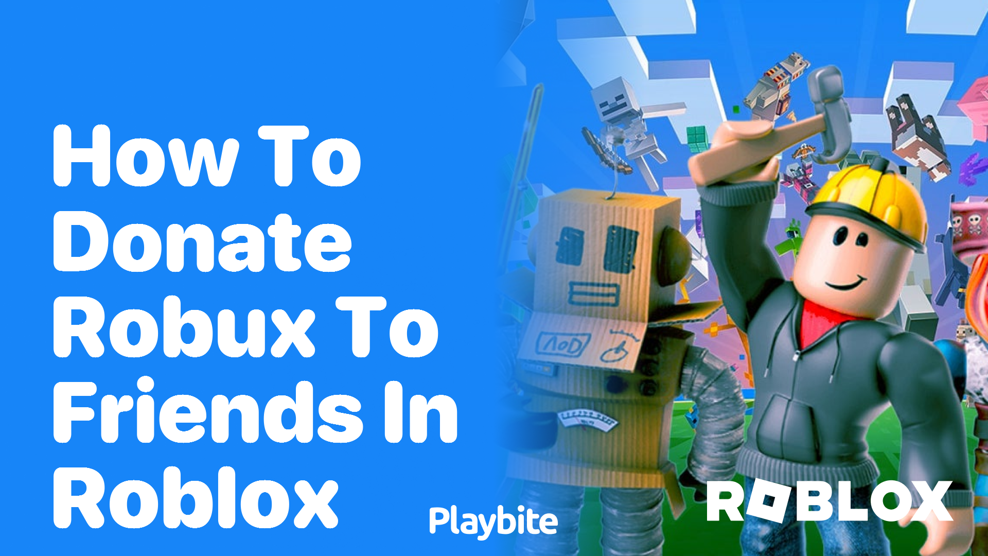 How to donate Robux to friends in Roblox