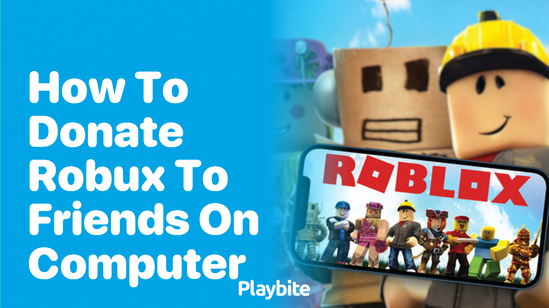 How to Donate Robux to Friends on a Computer