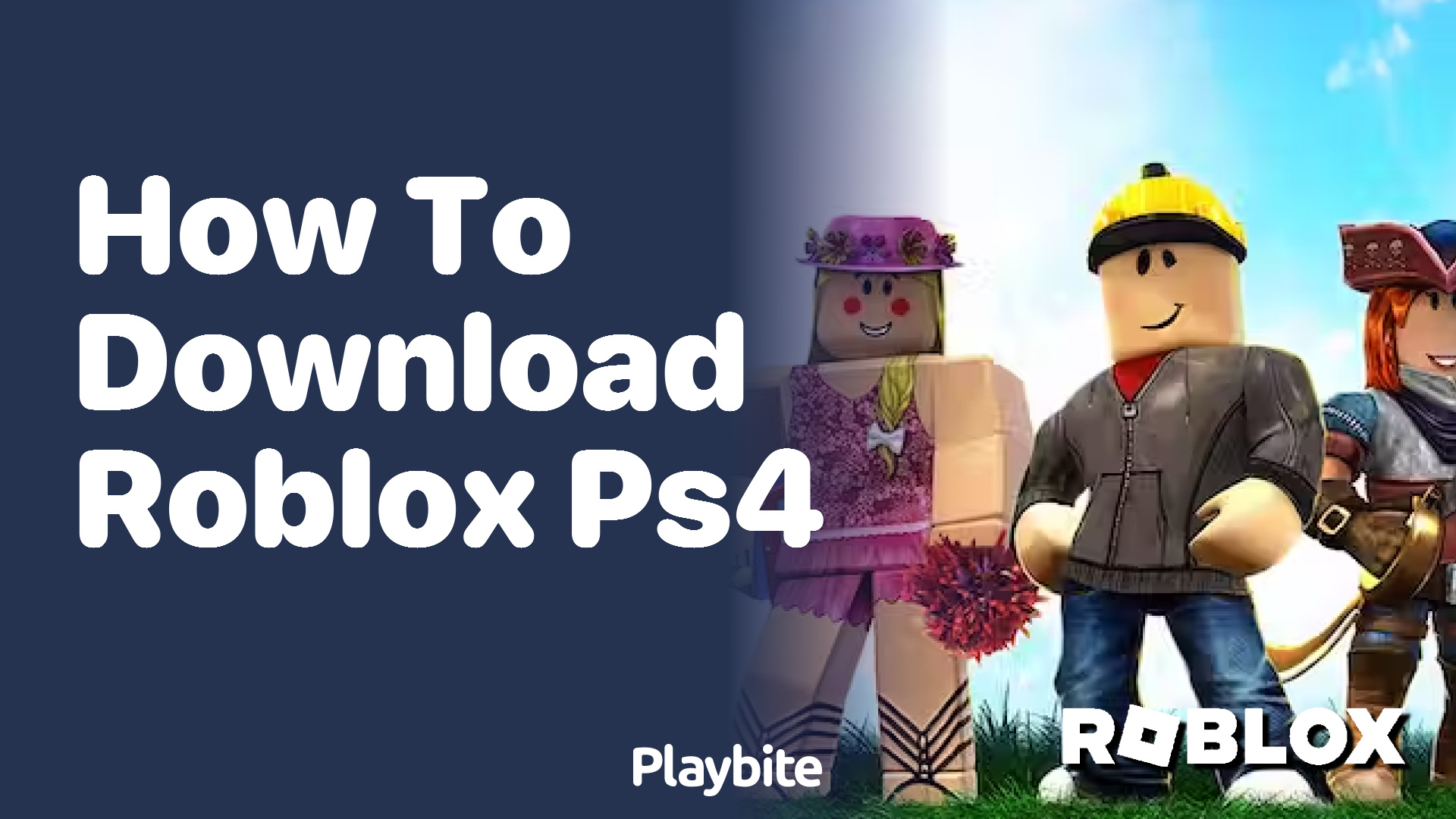 How to Download Roblox on PS4