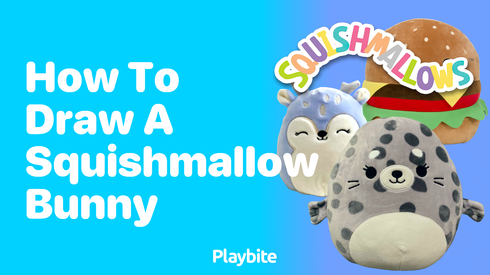 How to Draw a Squishmallow Bunny Easy Steps for Fun Art Playbite