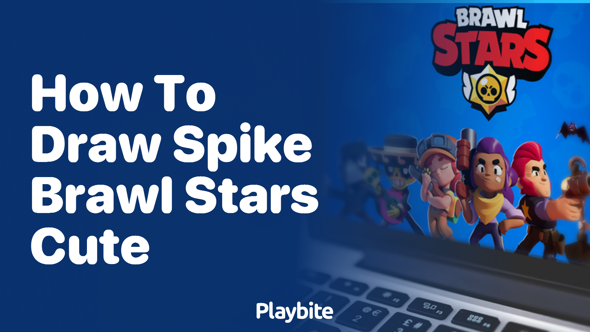 How to Draw Spike from Brawl Stars (Brawl Stars) Step by Step in 2024