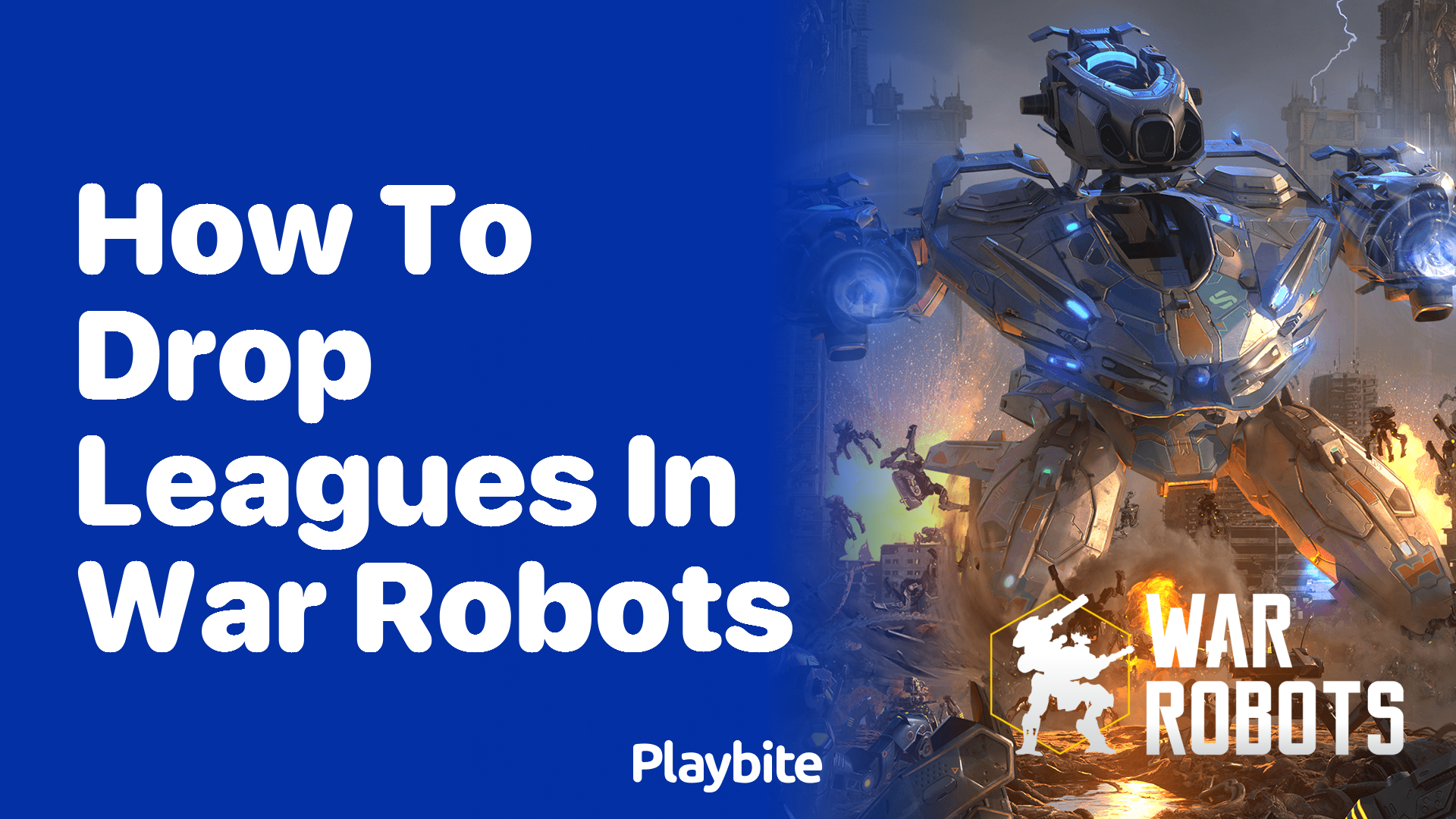 How to Drop Leagues in War Robots