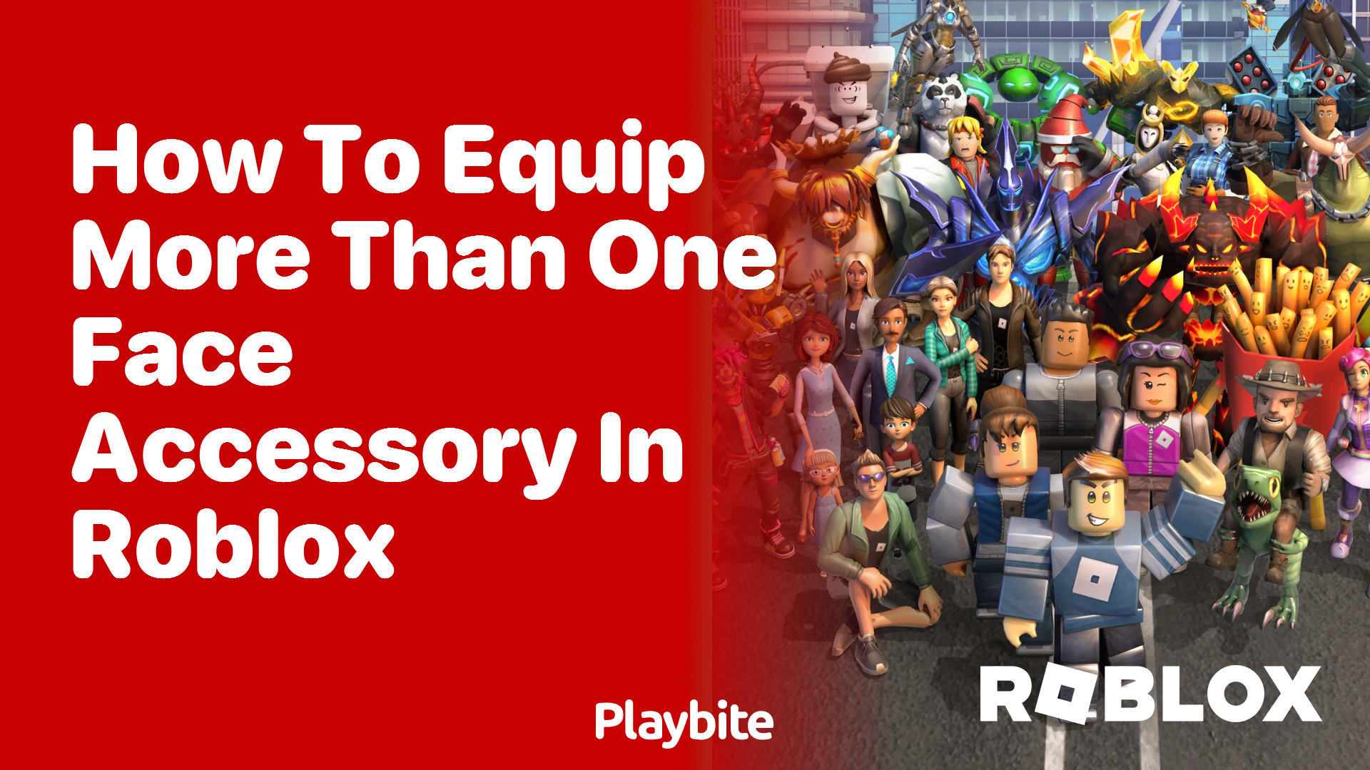 How to Equip More Than One Face Accessory in Roblox