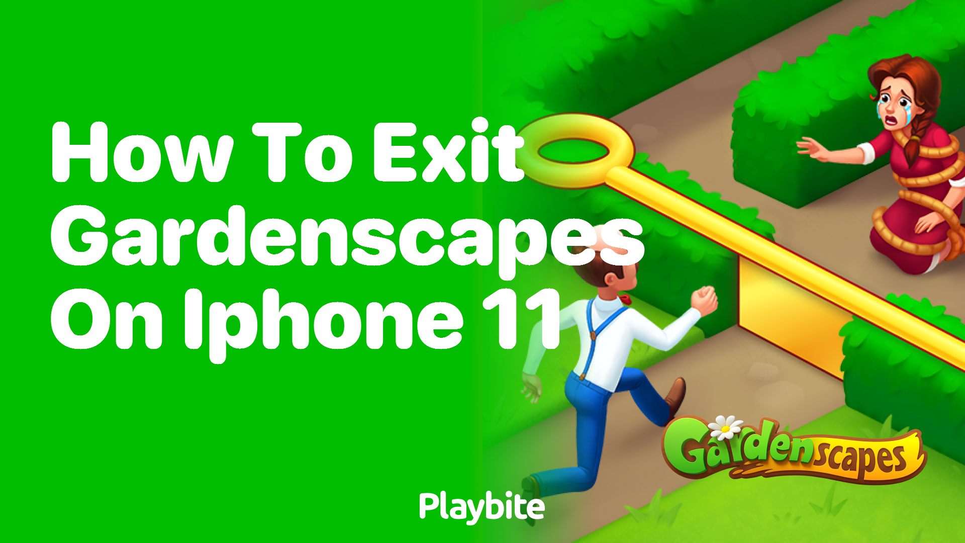 How to Exit Gardenscapes on iPhone 11: A Quick Guide