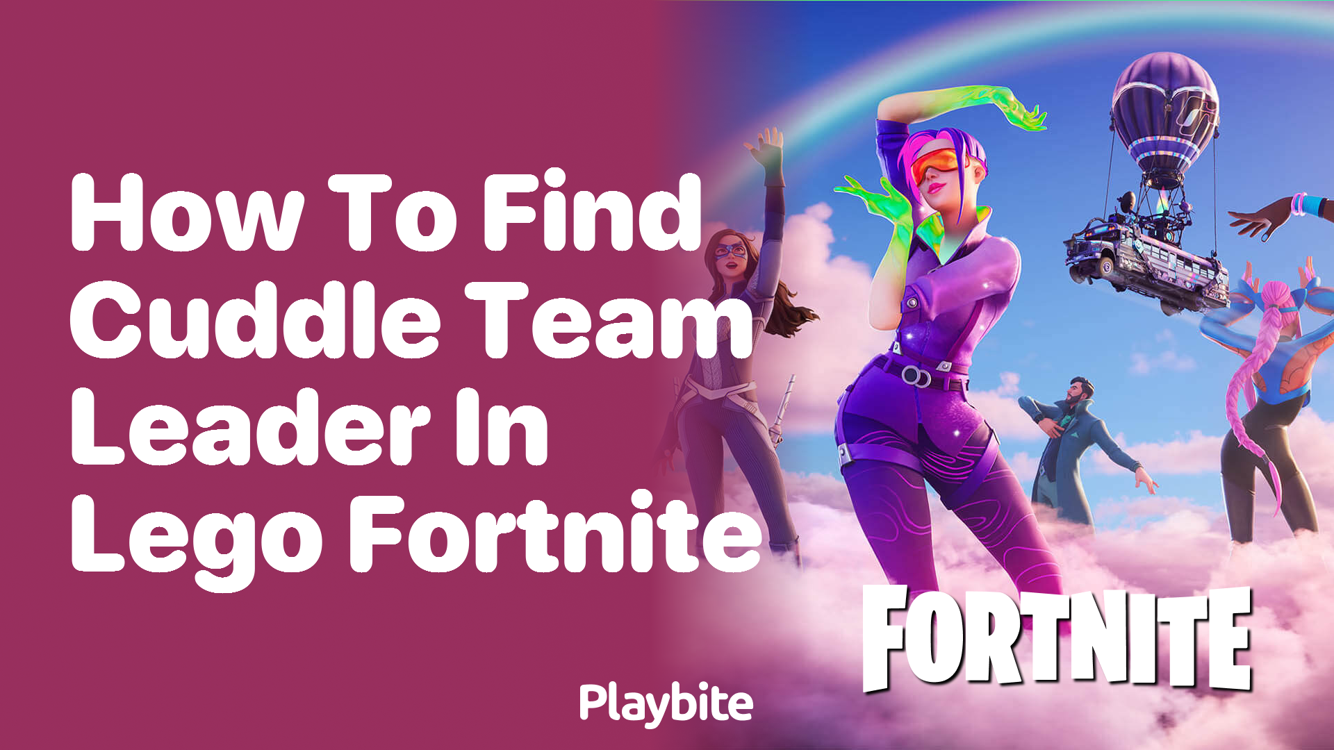 How to Find Cuddle Team Leader in LEGO Fortnite