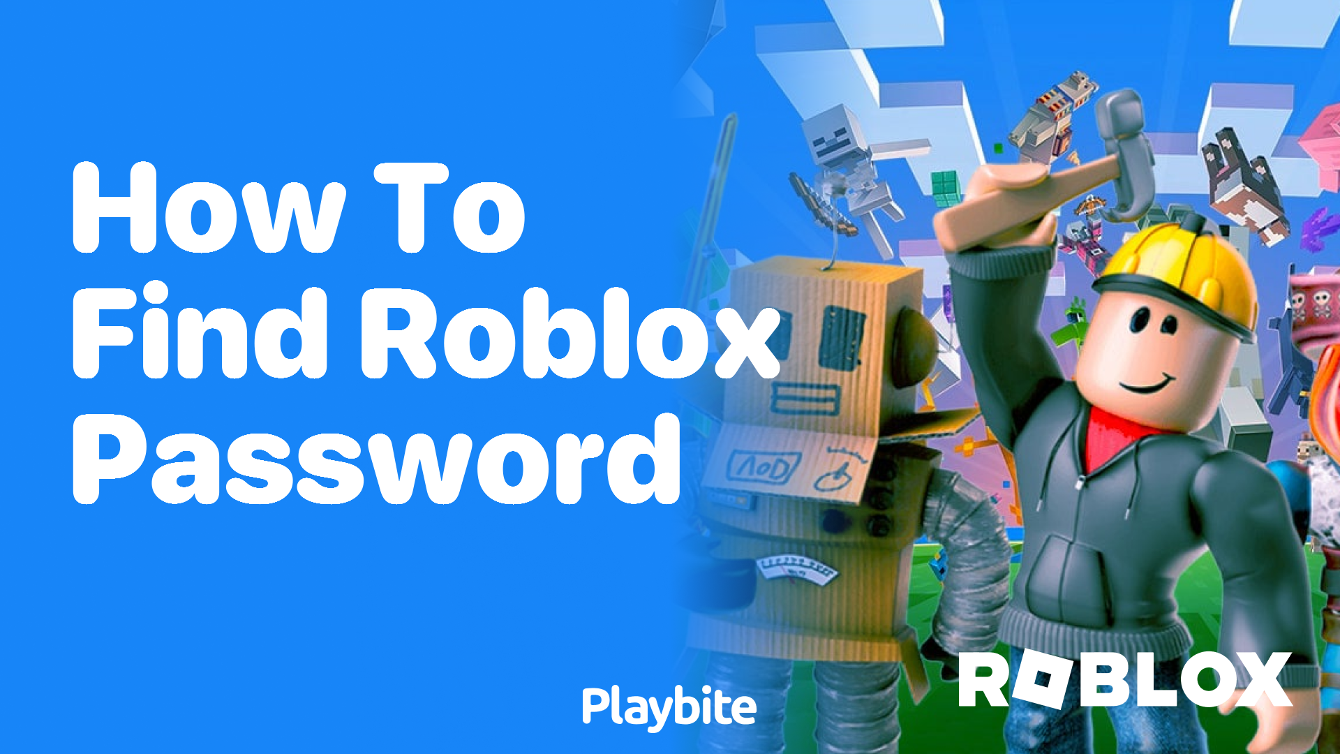 How to find your Roblox password - Playbite