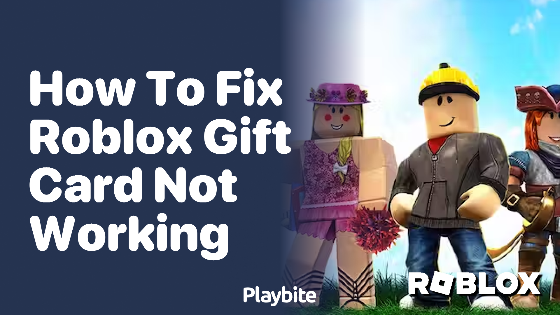 How to Fix a Roblox Gift Card Not Working