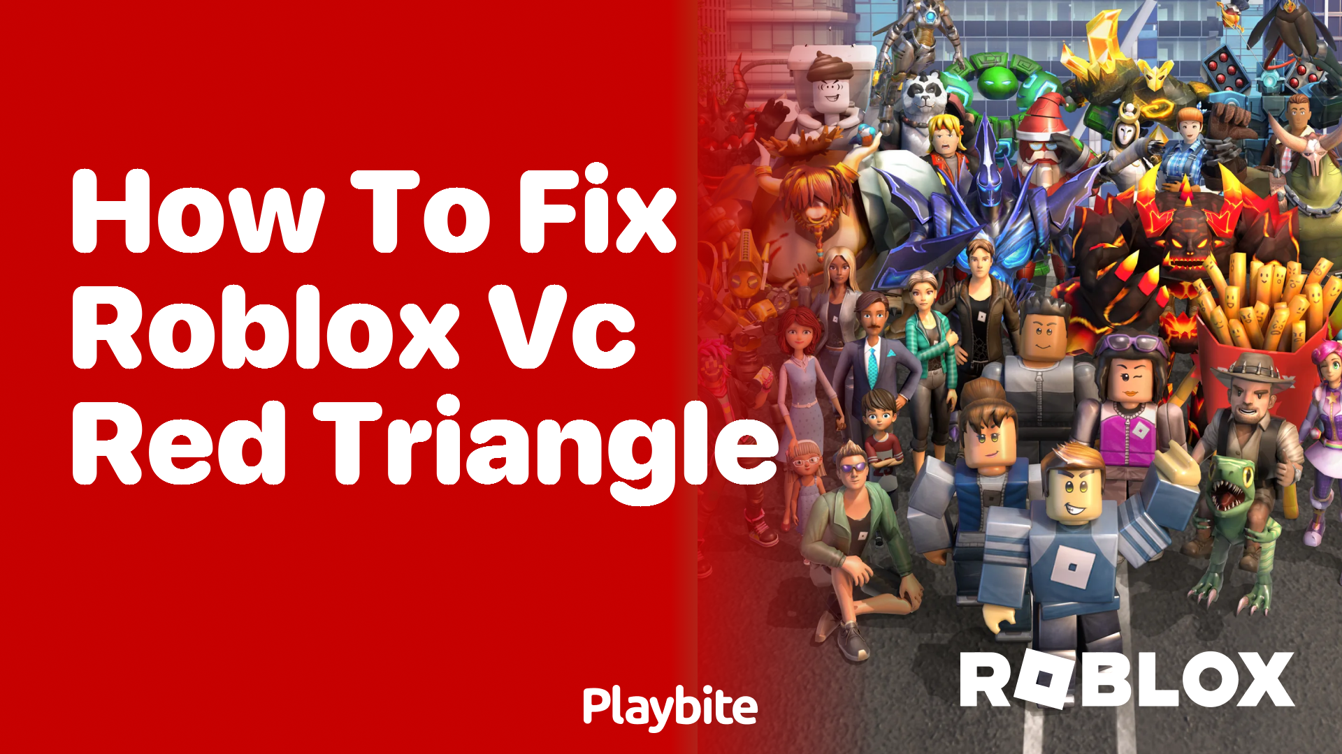 How to Fix the Roblox VC Red Triangle Issue