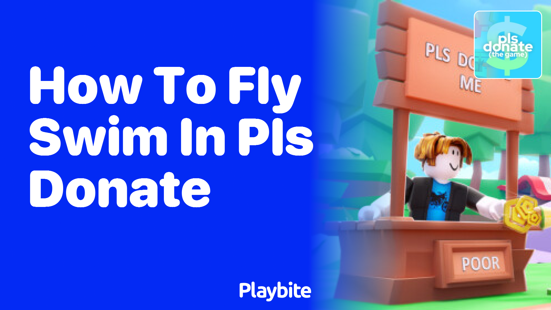 How to Fly and Swim in PLS DONATE